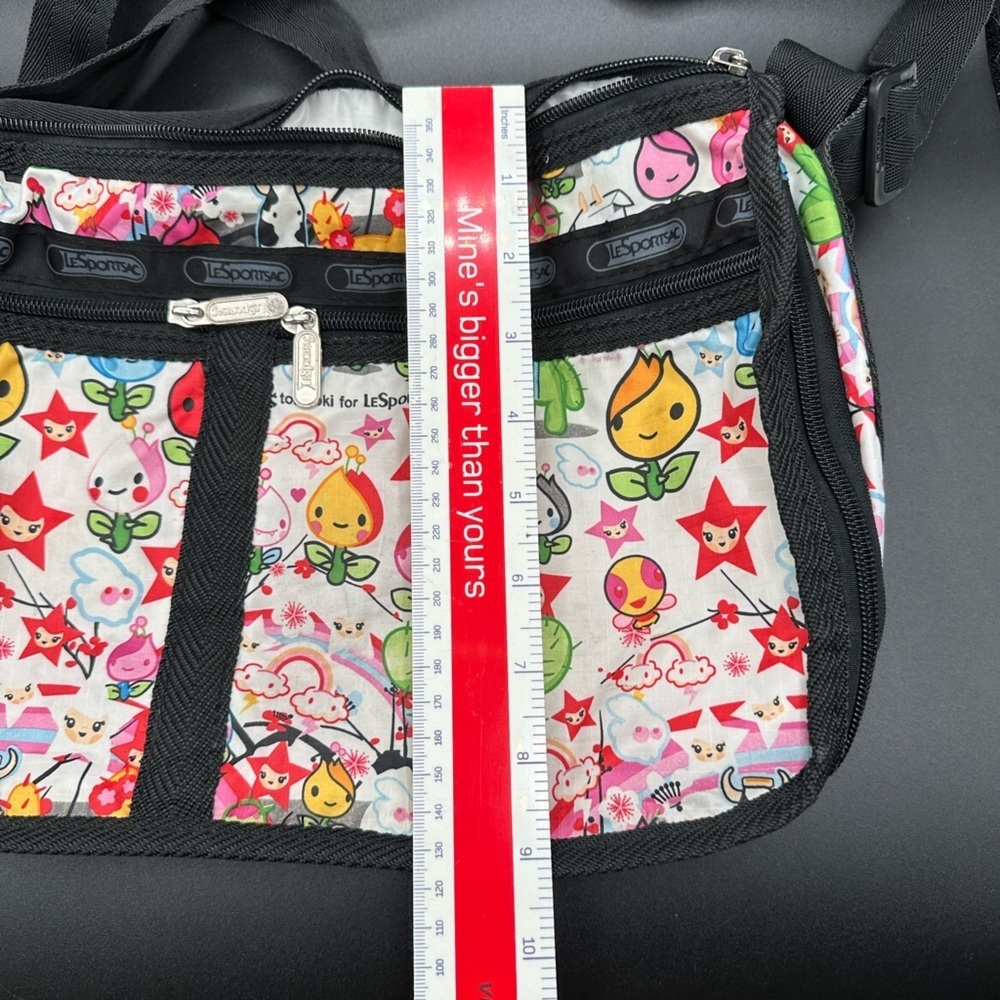 Tokidoki Cactus Party Crossbody Bag Black Strap Charming Characters LeSportsac - Picture 8 of 8